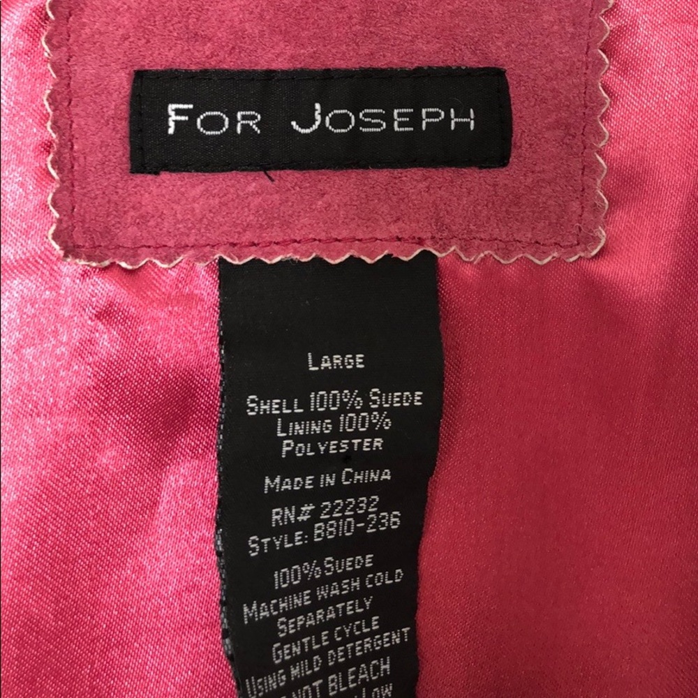 Vintage suede pink jacket